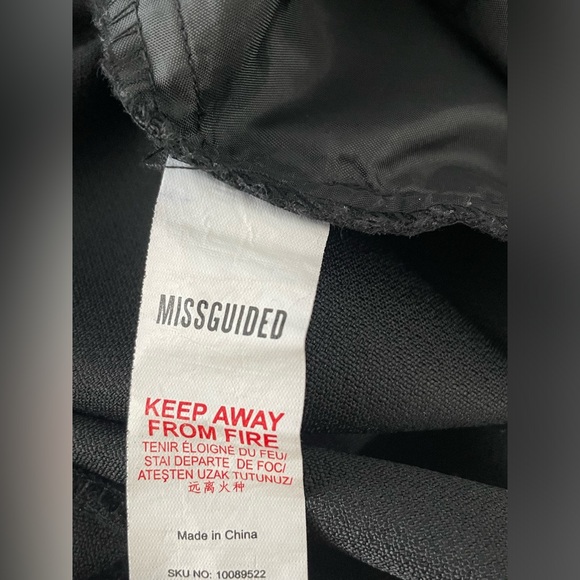 Missguided Black Dress Pants - size US 10 - Picture 6 of 7